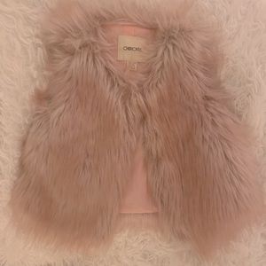 Faux fur vest